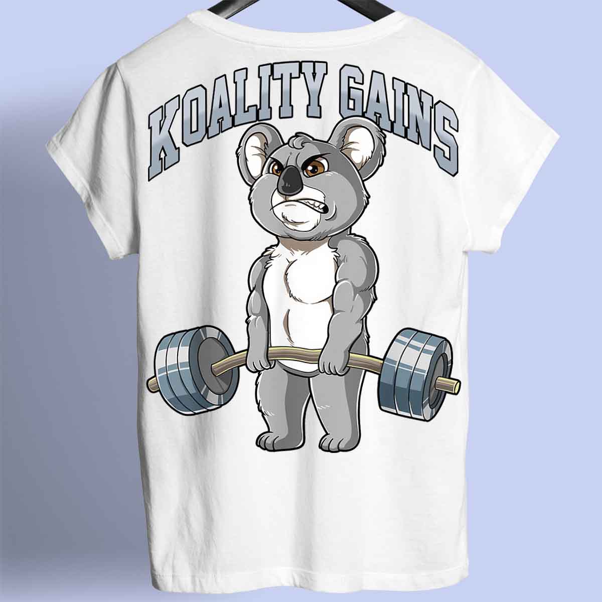 Koality Gains - Premiumskjorta Unisex Baktryck