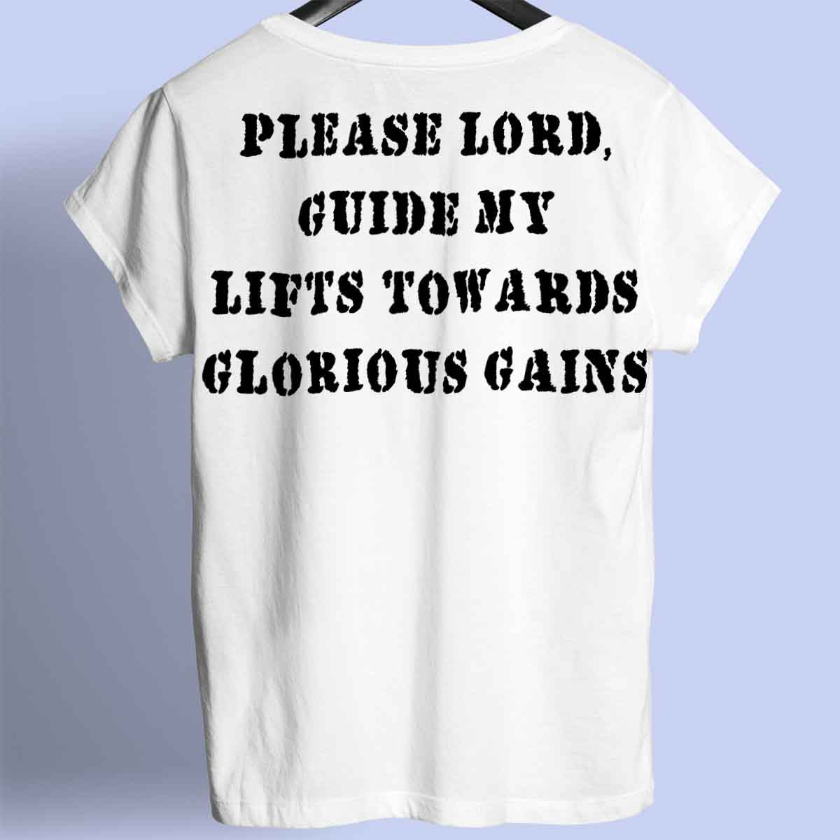 Glorious Gains - Premiumskjorta Unisex Baktryck