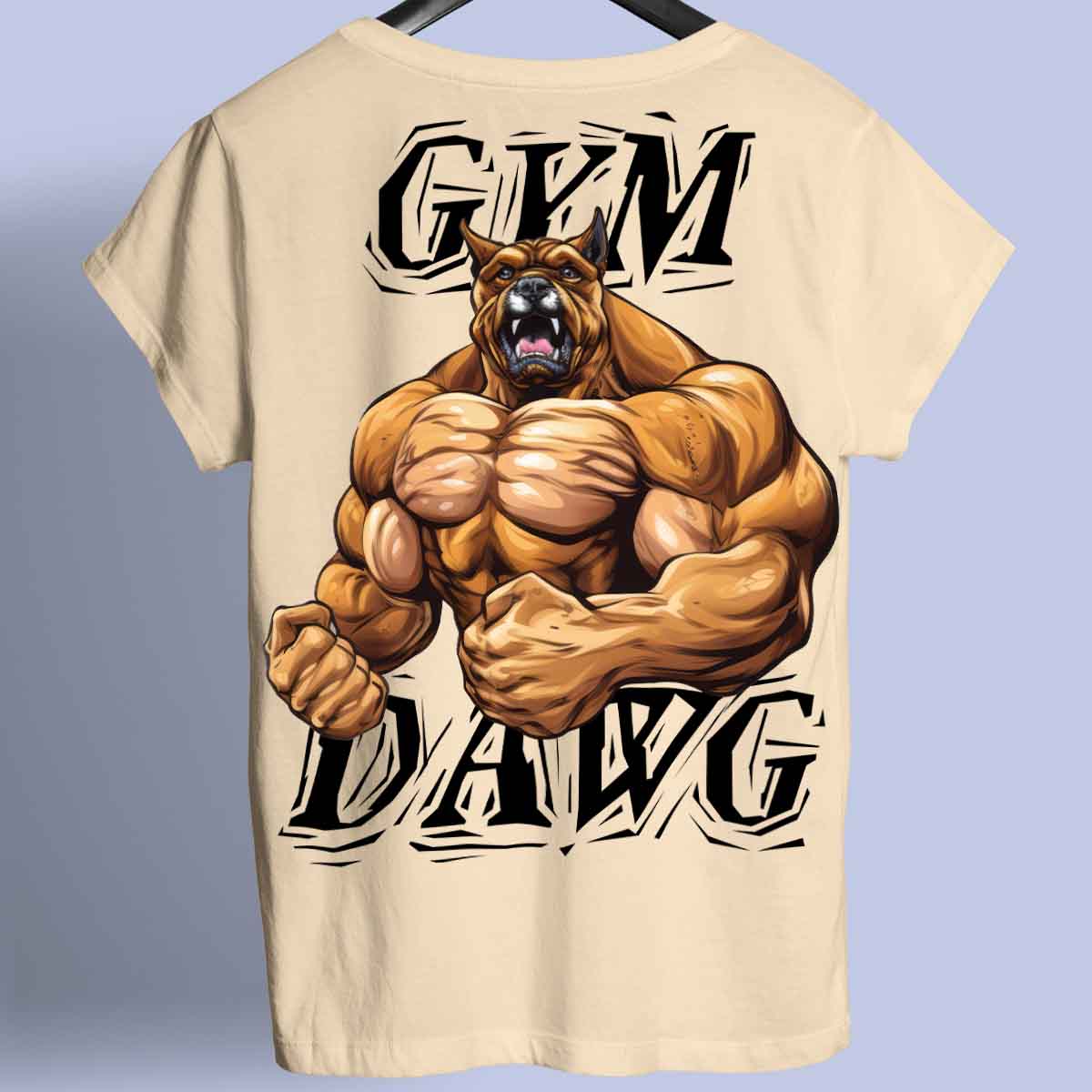 Gym Dawg - Premium T-shirt Unisex rugafdruk