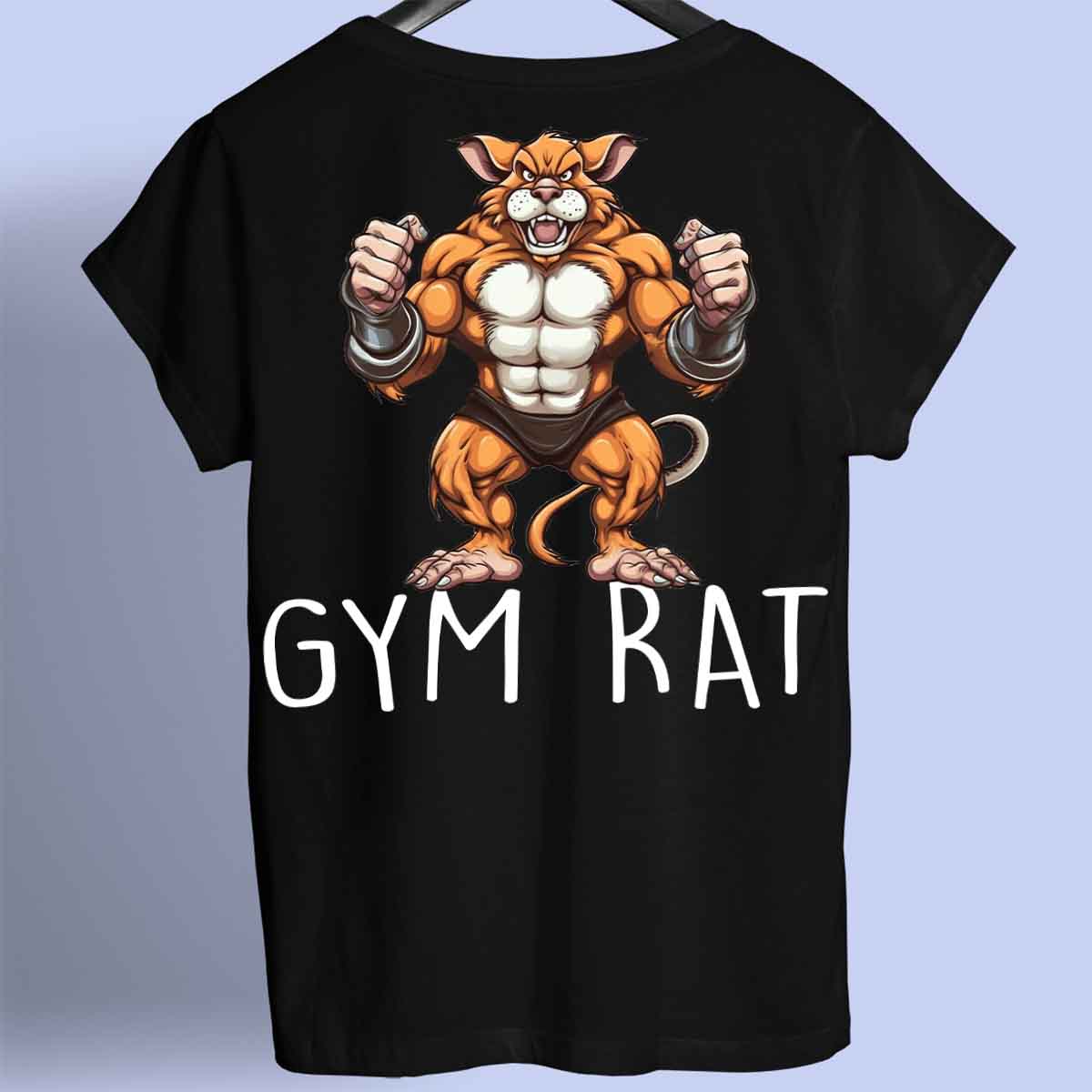 Gym Rat - Maglietta Premium con stampa unisex