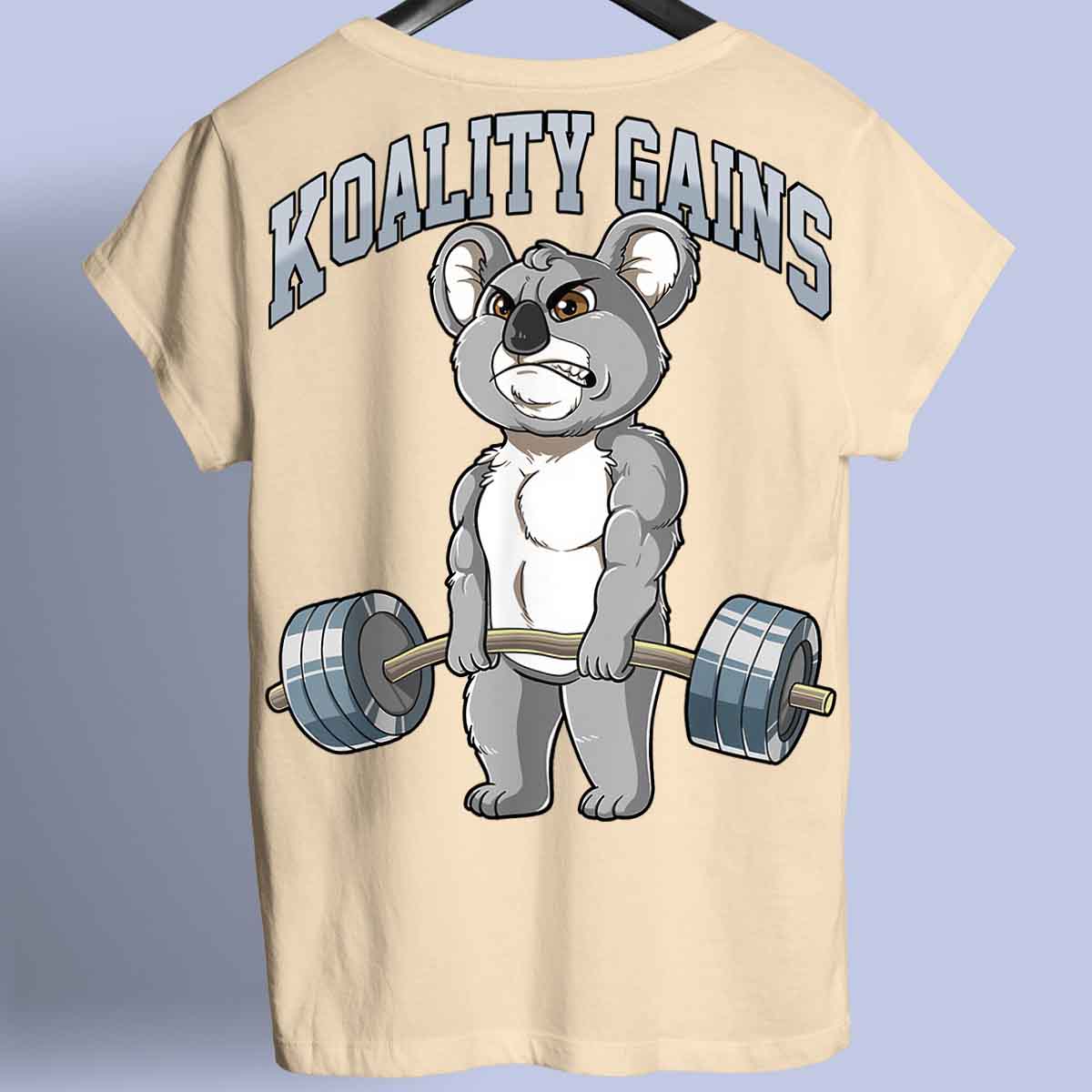 Koality Gains - Premium paita unisex taustaprintti