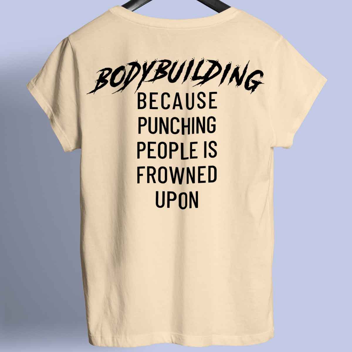 Punching - Camiseta Premium Unisex Backprint