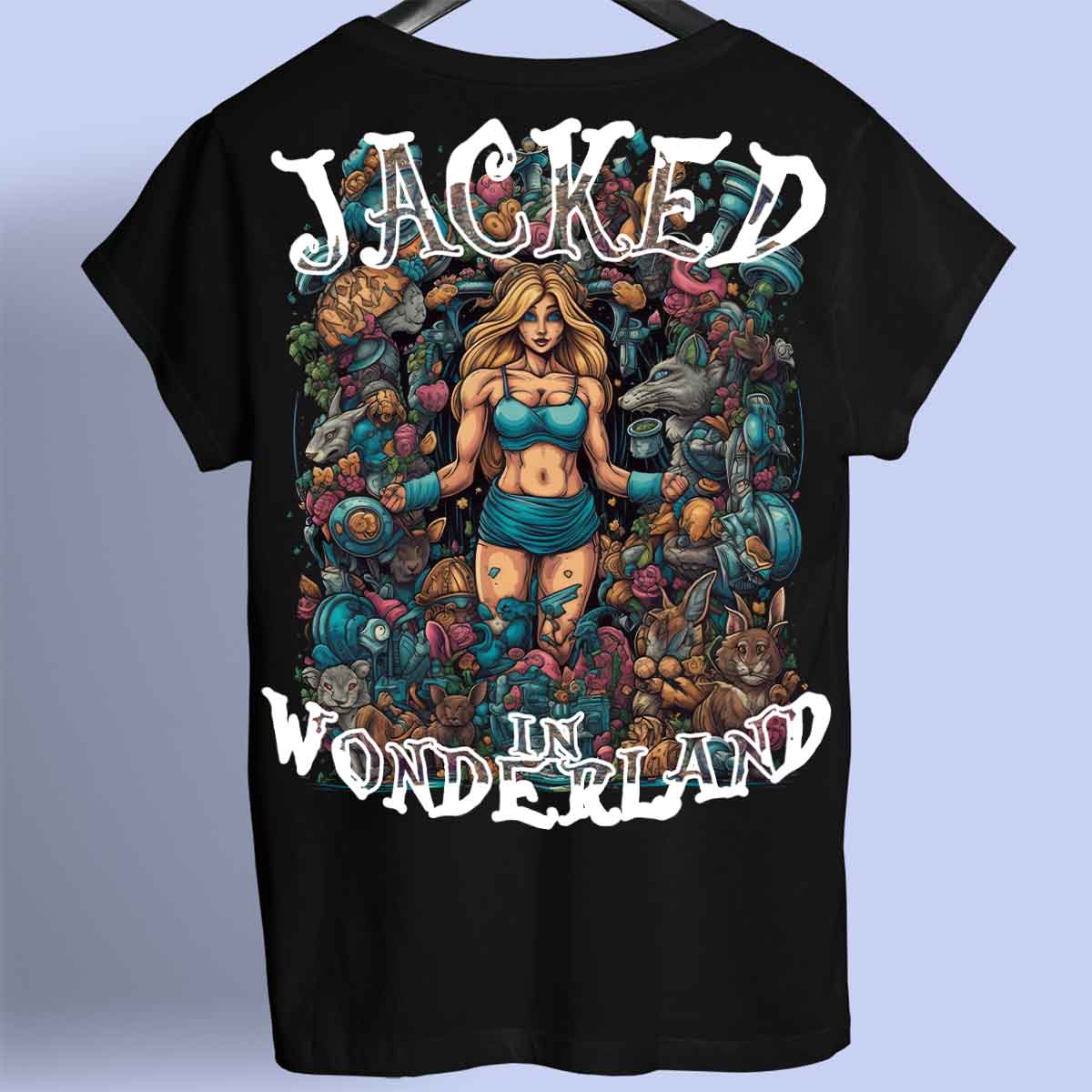 Wonderland - Camisa Premium Unissex Backprint