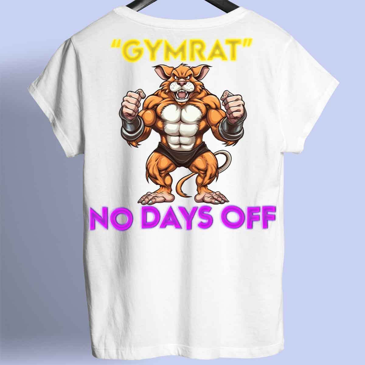 No Days Off - Camisa Premium Unissex Backprint