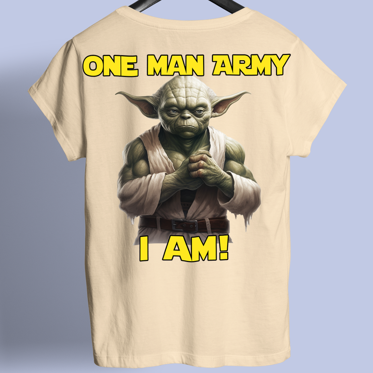 One Man Army - Premiumskjorta Unisex Baktryck