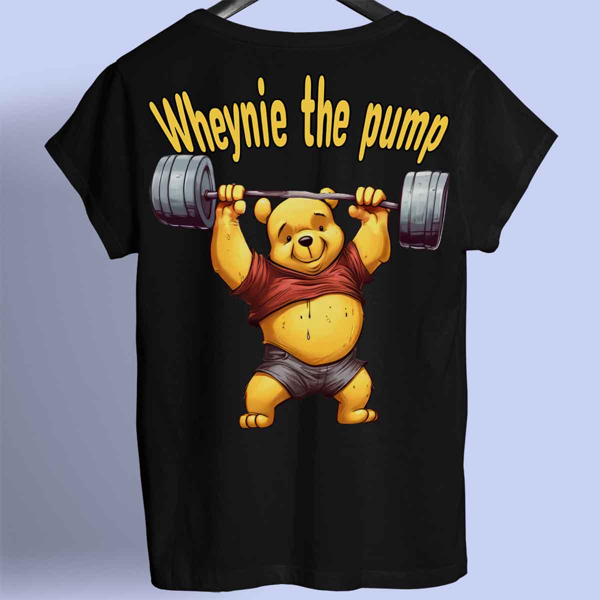 Wheynie Pump - prvotřídní košile Unisex Backprint