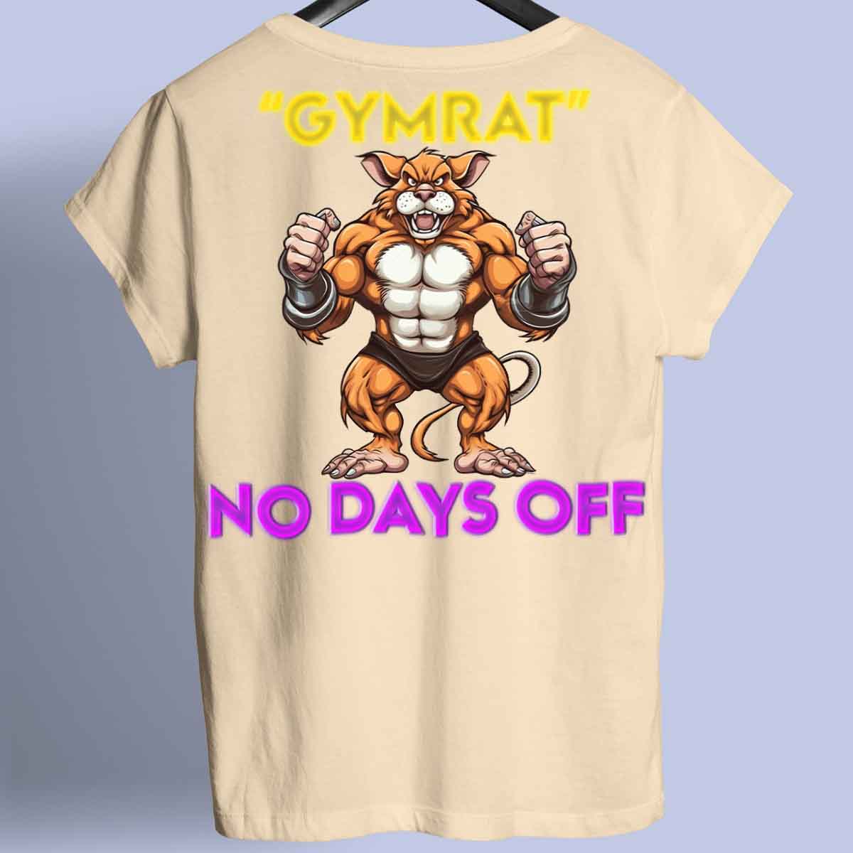 No Days Off - Camisa Premium Unissex Backprint