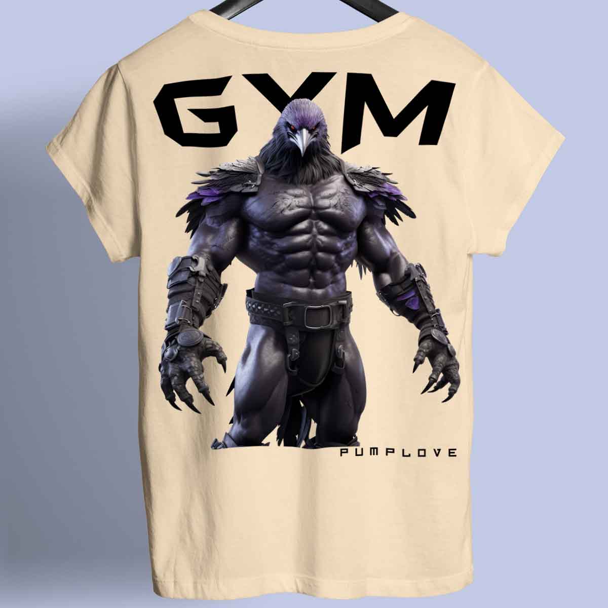 Gym Raven - T-Shirt Premium Unisexe Backprint