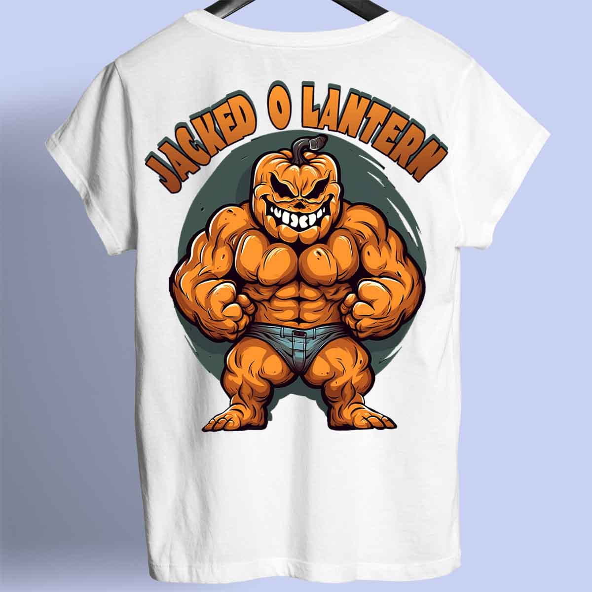 Jacked o Lantern - T-shirt premium unisex con stampa sul retro