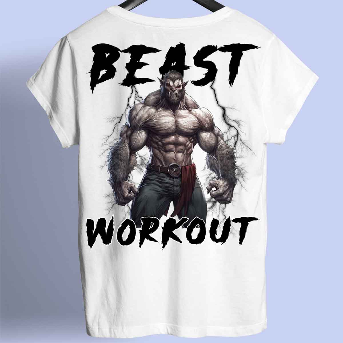 Beast - Premium paita Unisex taustaprintti