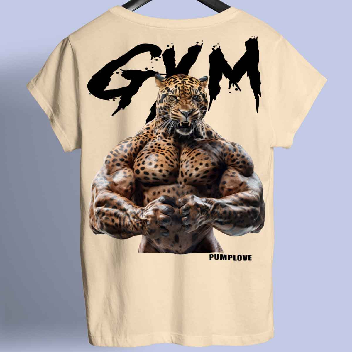 Gym Jaguar - Camiseta Premium Unissex Backprint