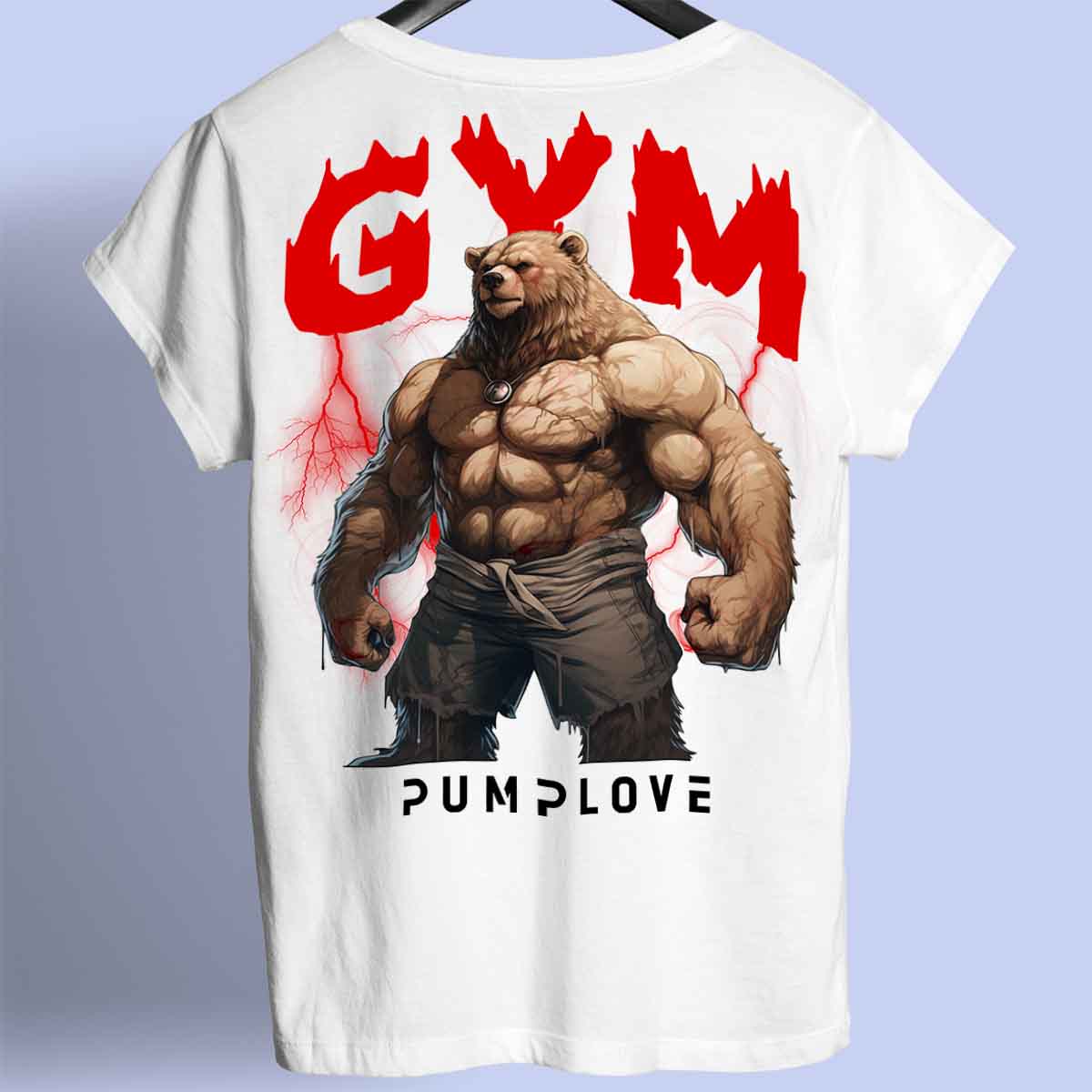 Gym Near - Camisa Premium Unissex Estampa Traseira