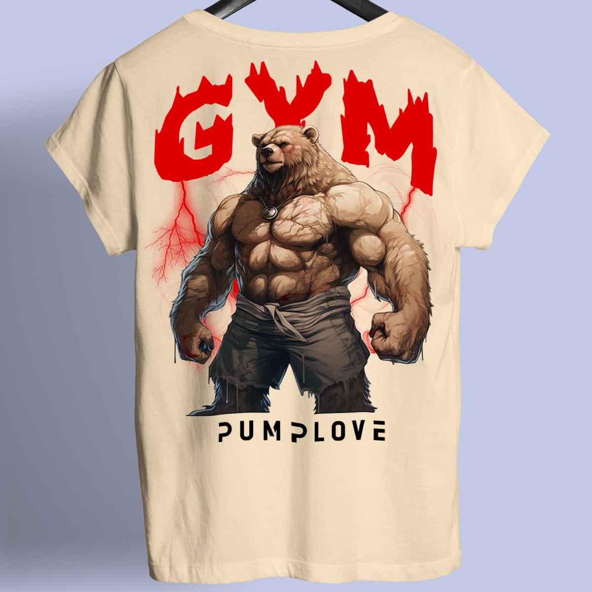 Gym Near - Camiseta Premium Unisex Estampado Espalda