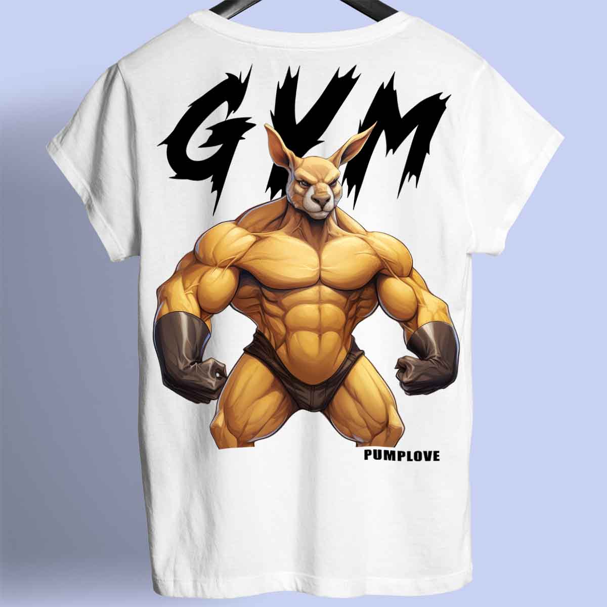 Gym Kangaroo - Premium T-Shirt Unisex Backprint