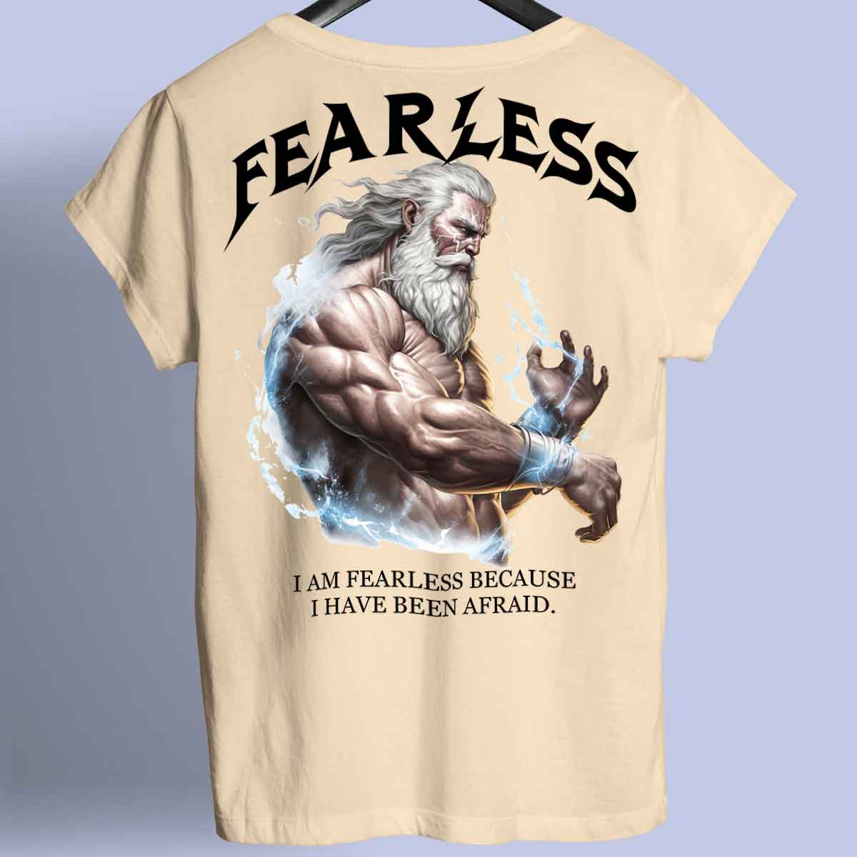 Fearless - Maglietta Premium con stampa unisex