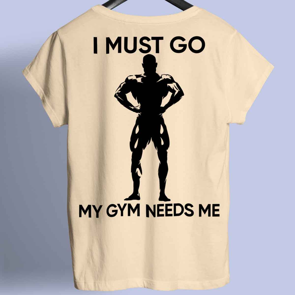 Must Go - Premium shirt, unisex-rugafdruk