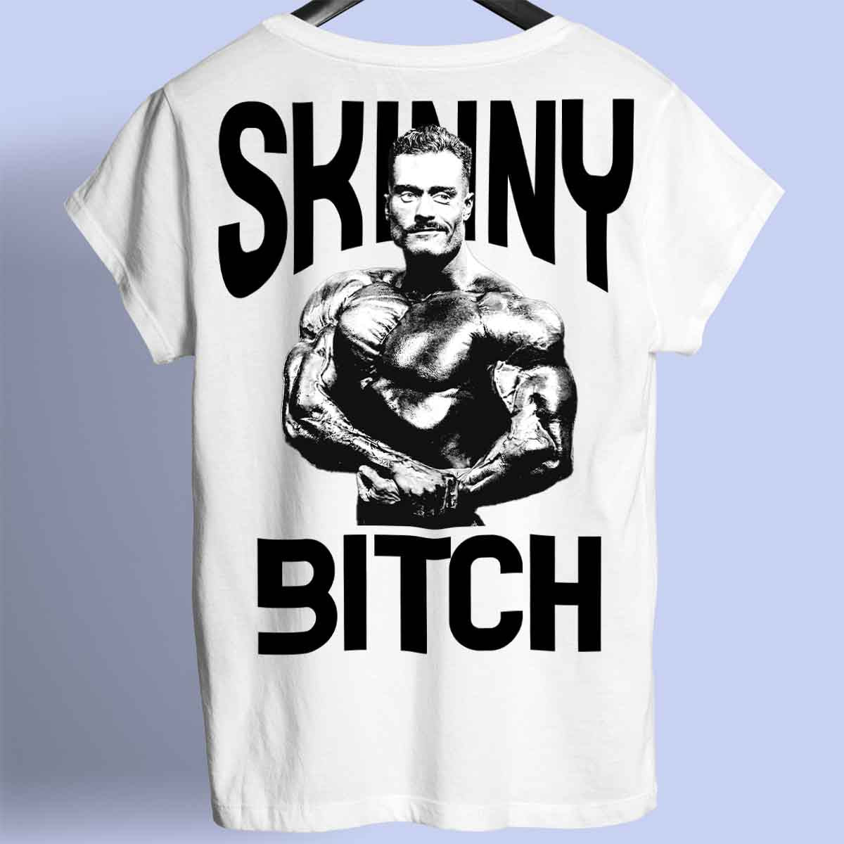 Skinny - Premium Shirt Unisex taustaprintti