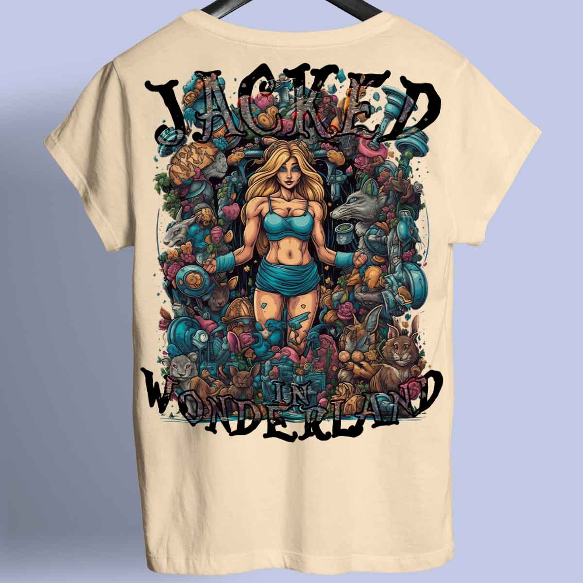 Wonderland - Camisa Premium Unissex Backprint