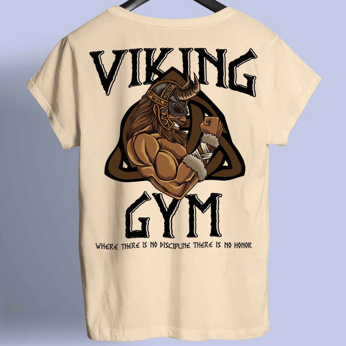 Viking Gym - Premium paita unisex taustaprintti