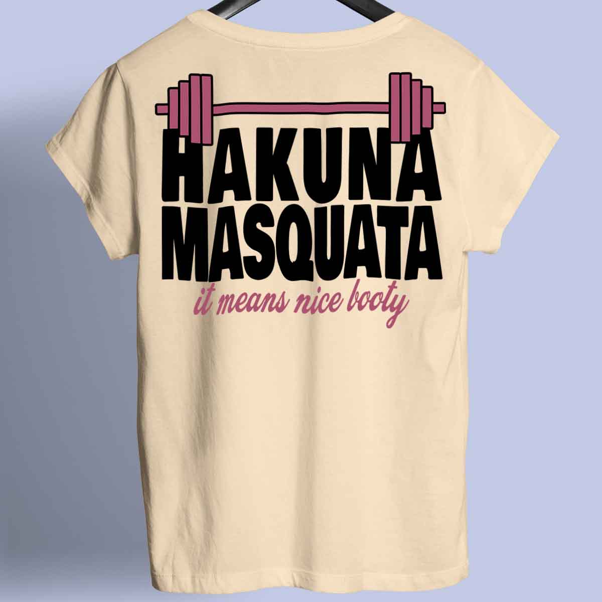 Hakuna Masquata - Premium paita unisex taustaprintti