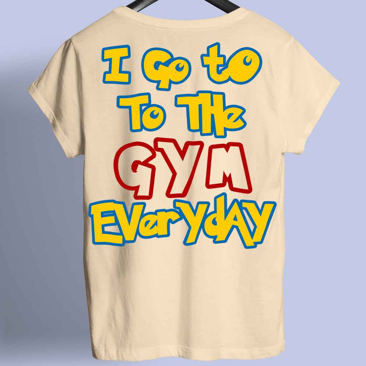 Gym au quotidien - T-shirt premium unisexe Backprint