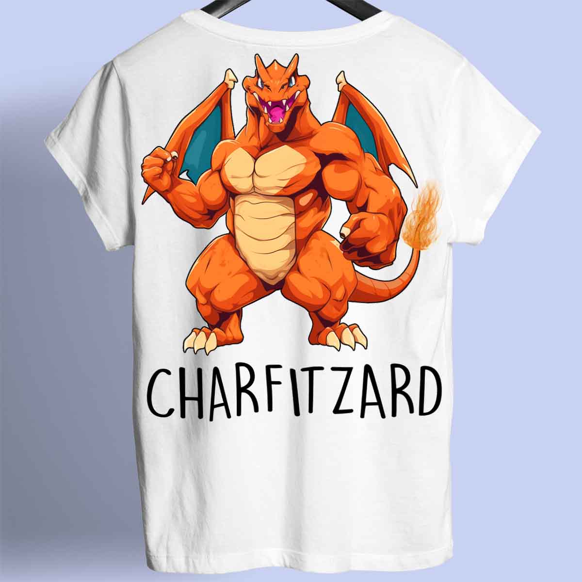 Charfitzard - Camiseta Premium Unisex Backprint