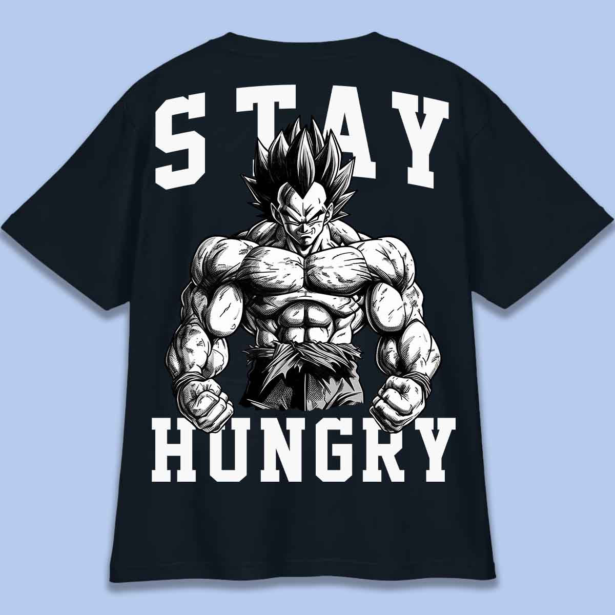 Stay Hungry - Tričko Oversex Unisex s potiskem