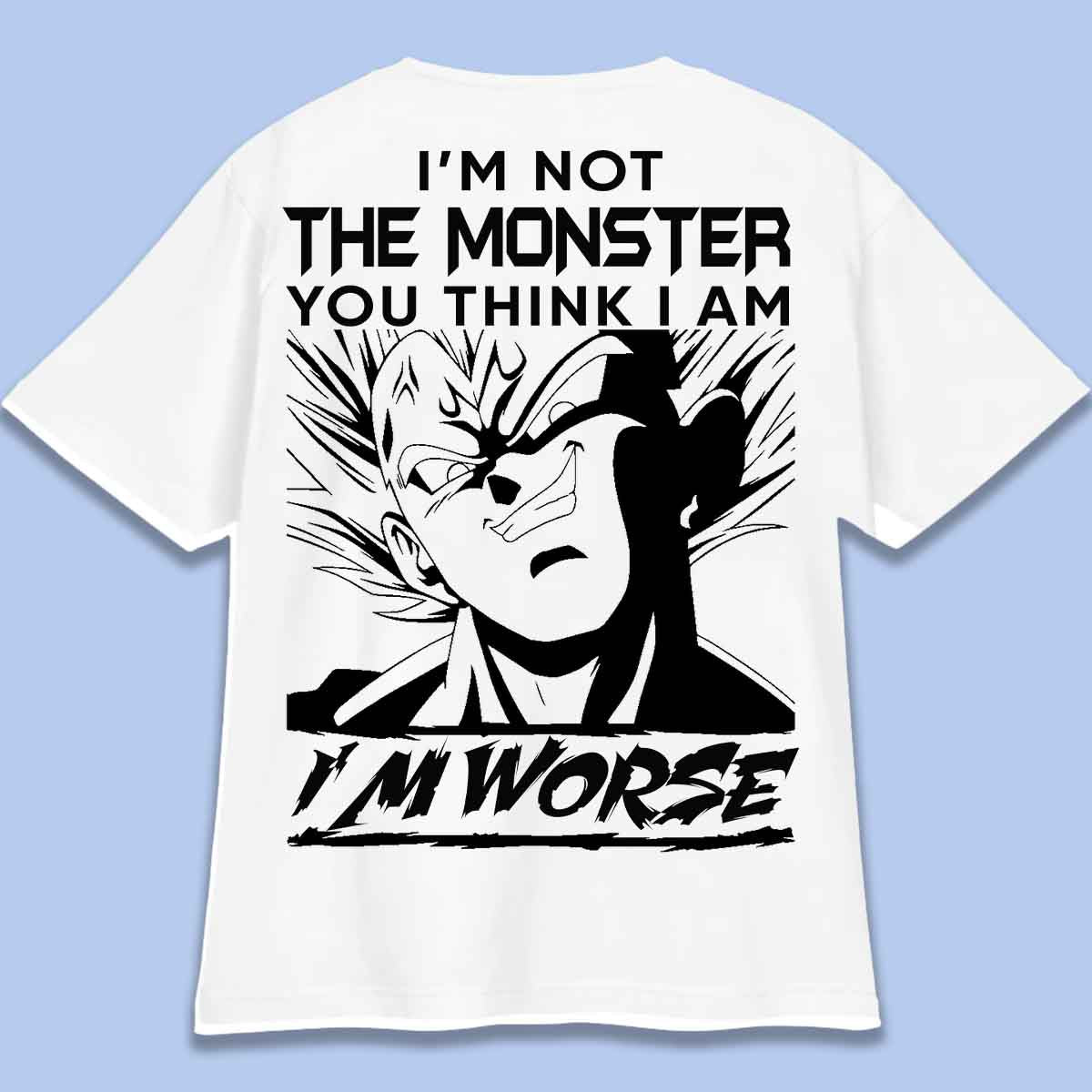 Monster - T-shirt oversized unisex-rugafdruk