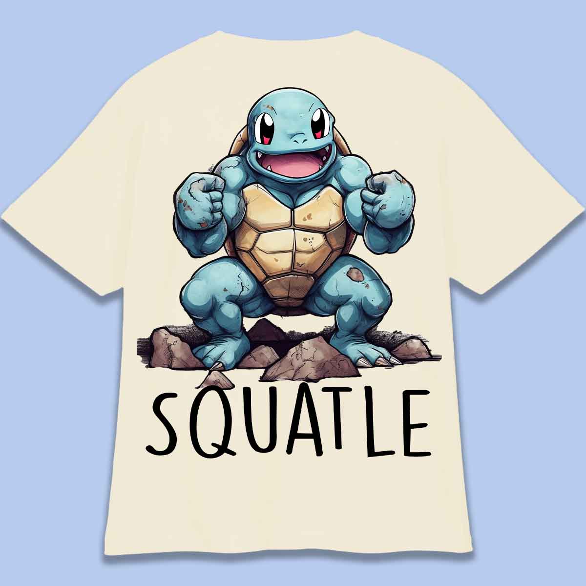 Squatle - T-shirt oversized unisex-rugafdruk