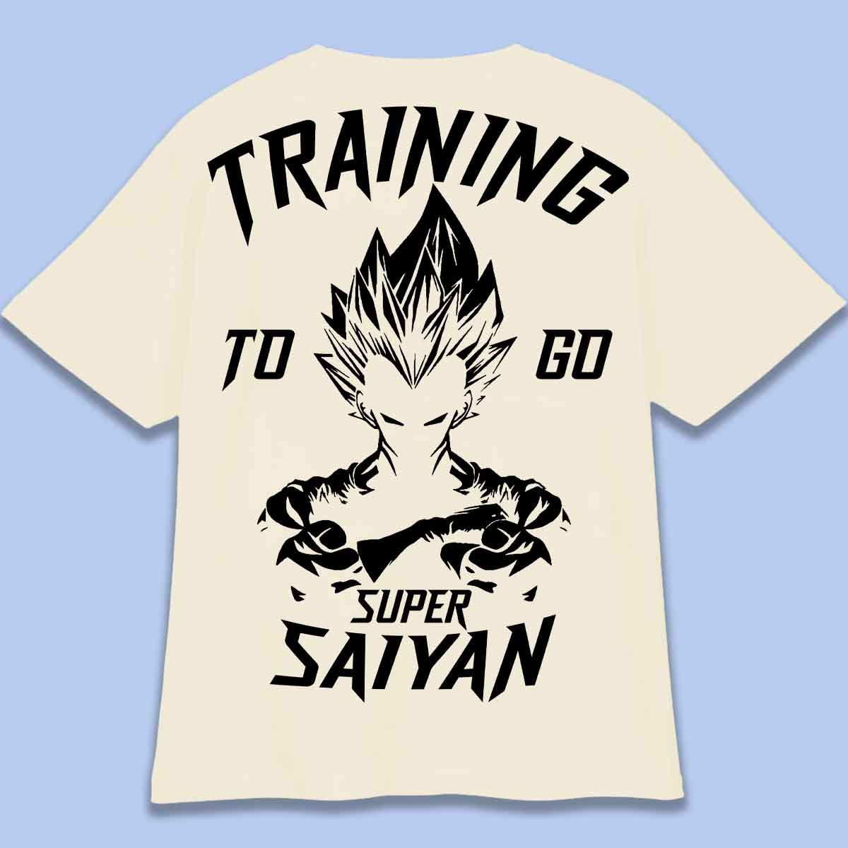 Saiyan - T-shirt oversized unisex-rugafdruk