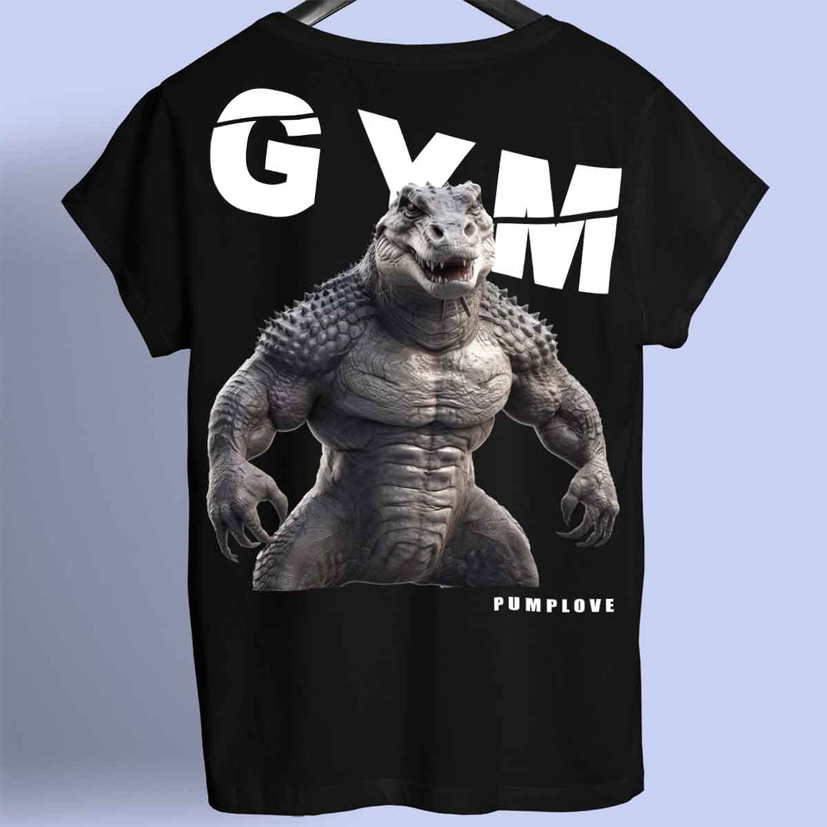 Gym Alligator - prémiové tričko Unisex Backprint