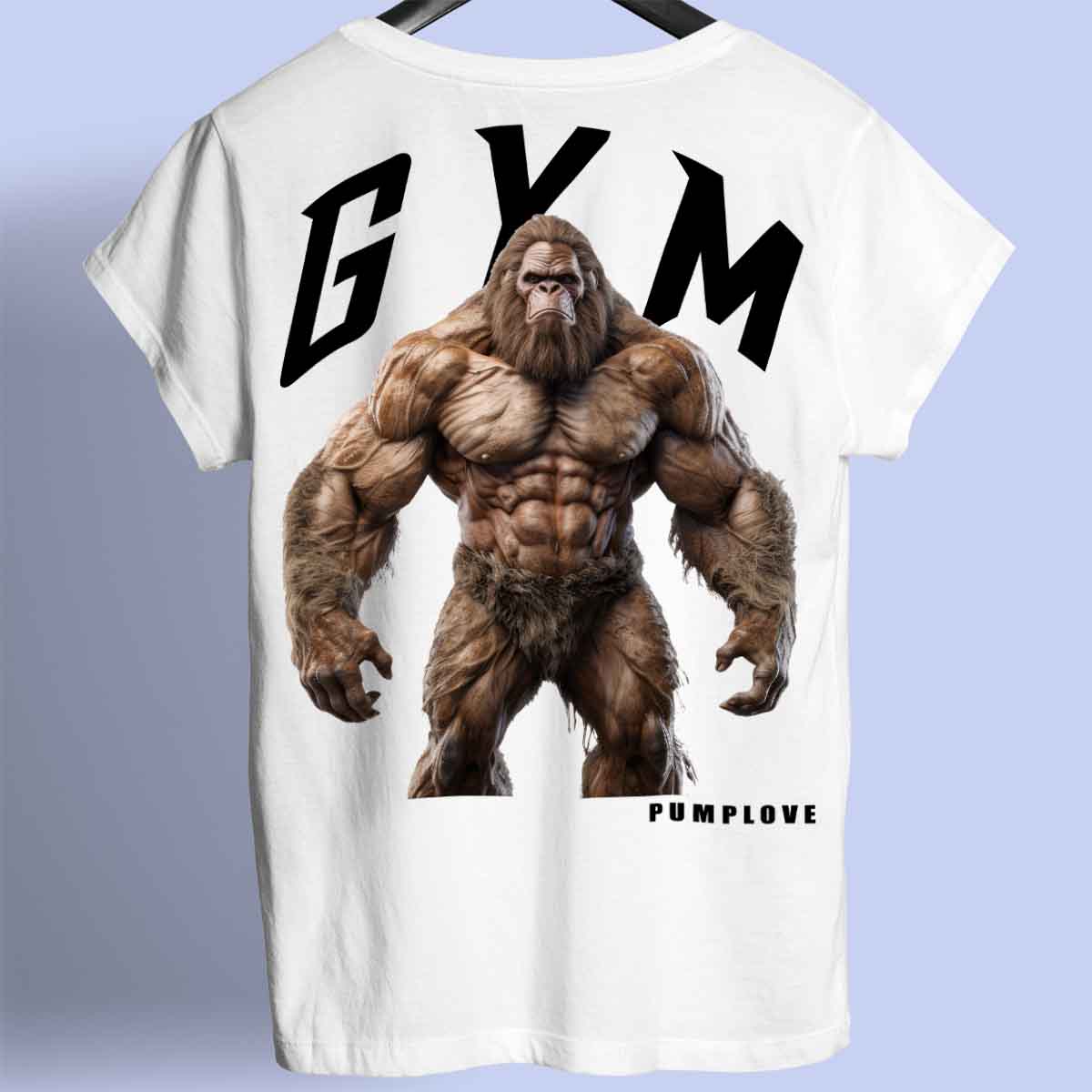 Gym Bigfoot - T-Shirt Premium Unisexe Backprint