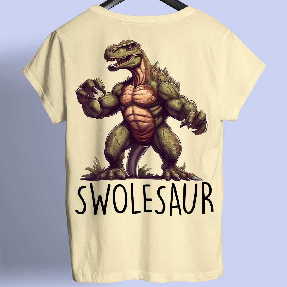 Swolesaur - Camiseta con estampado en la espalda