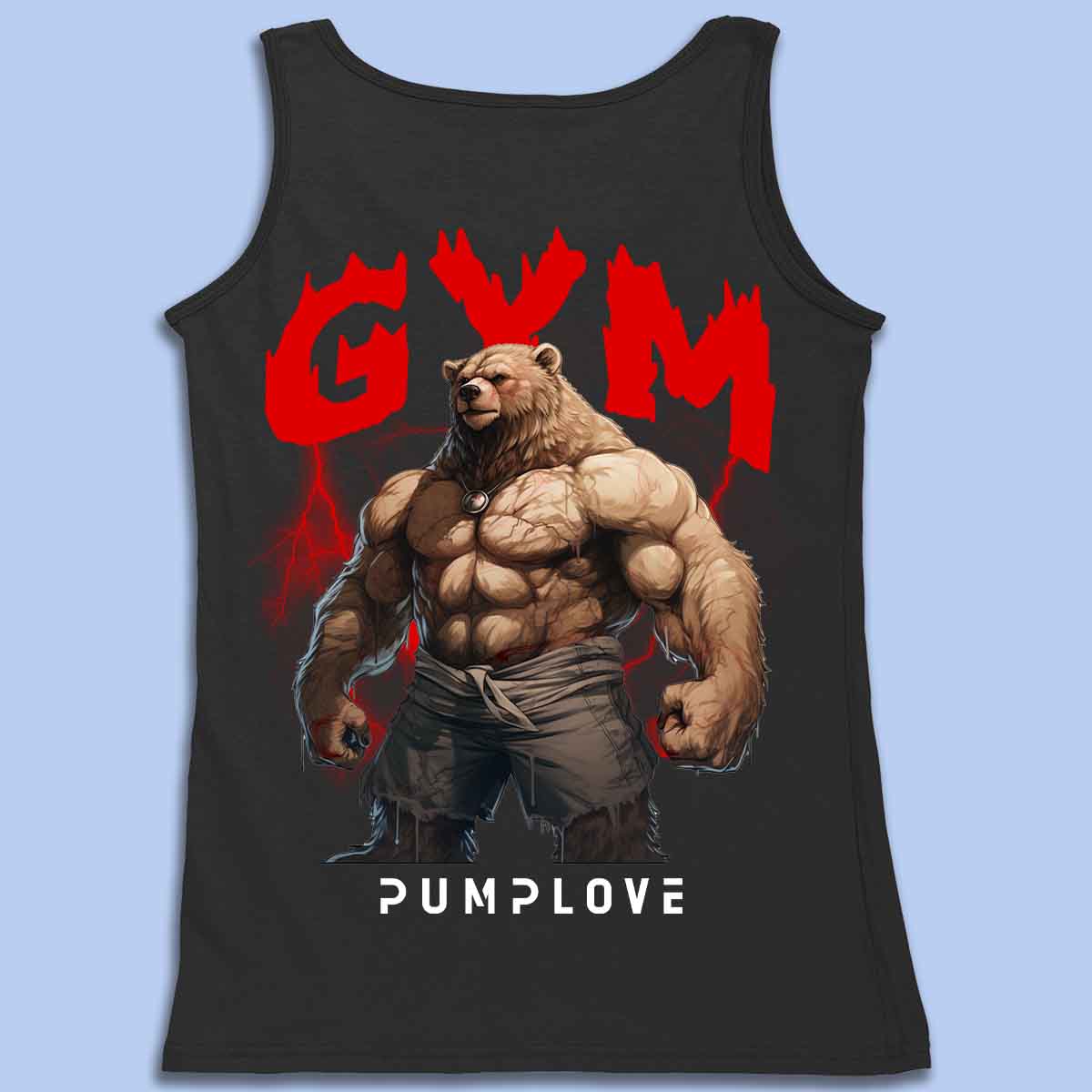 Gym Near - Premium Tank Top Unisex Takaisin Tulosta