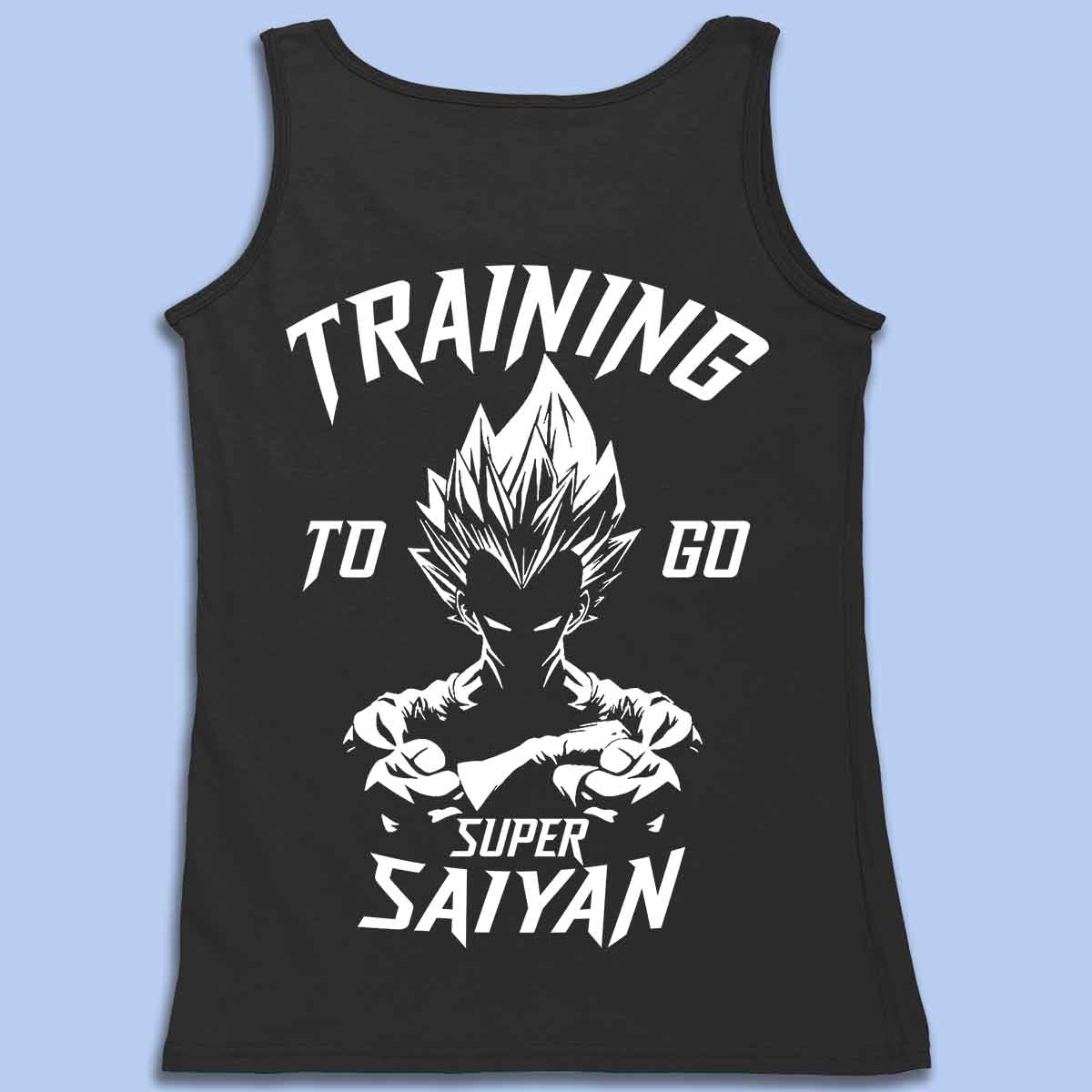 Saiyan - Premium Tank Top Unisex taustaprintti